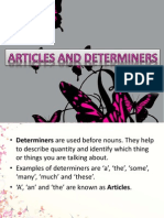 articles and determine