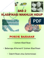 Bab 2 Klasifikasi Mahluk Hidup