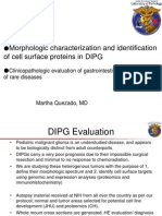 Morphologic Characterization and Identification of Cell Surface Proteins in DIPG