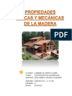 Informe de Madera