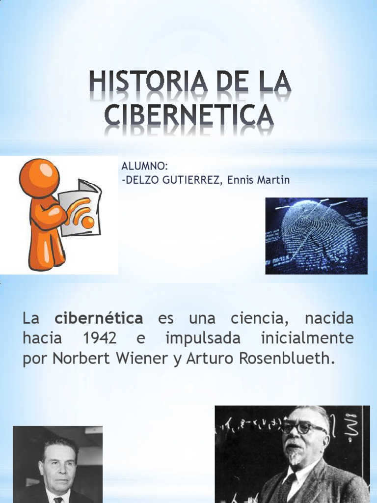 Historia de La Cibernética Ciencia cognitiva