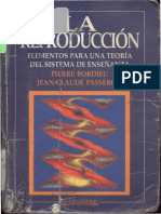 Pierre Bourdieu La Reproduccion