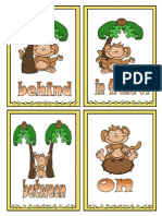 Prepositions of Place Flashcards Monkey PDF
