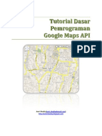 Tutorial Dasar Pemrograman Google Maps API