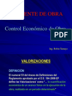 Control Economico de Obra