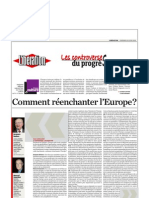 Débat Gauchet- Delors- Libération 26 juinj 2009 