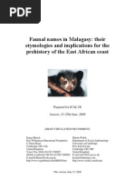 Download Faunal Names in Malagasy Their Etymologies and Implications for the Prehistory of the East African Coast by Martin Walsh SN16849003 doc pdf