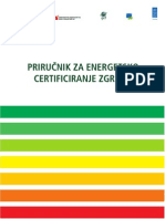 Priručnik Za Energetsko Certificiranje Zgrada