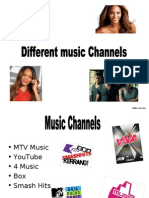 Different Music Channels