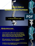 Low Back Pain Hernia Nukleus Pulposus