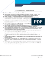 Edexcel A2 Chemistry: Objectives For Chapter 2.1