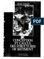 Conception Et Calcul Des Structures de Bâtiment - Tome 3. ENPC Thonier