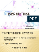 Topic Sentence: Ilavenil D/O Ramachandran