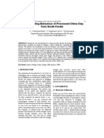 Unique Settling Behaviour of Processed China Clay From South Kerala