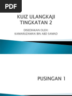 Kuiz Ulangkaji Sains Tingkatan 2