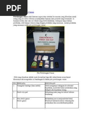 Peti Pertolongan Cemas Pdf