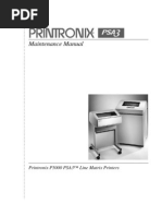 Printronix P5000 Line Matrix Printers Maintenance Manual