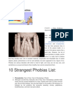 10 Strangest Phobias