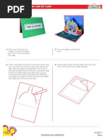 Graduation Pop Up Card 3D Cap Template | PDF
