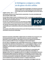 Generador de Hidrogeno y Oxigeno Separador