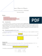 Rectas y Planos en El Espacio