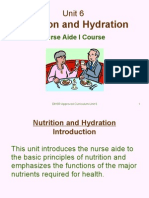Unit 6-Nutrition and Hydration