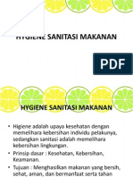 Hygiene Sanitasi Makanan