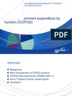 Data On Government Expenditure by Function (COFOG)