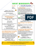 2013 FALL-Electronic Version Free Parent Workshops Flyer