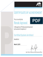 Certificate of Achievement Certificate of Achievement: Ronak Agrawal