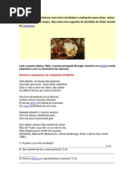 Prova Sobre Arcadismo