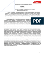Reforma Ley de Timbre Fiscal de Estado Aragua 2011