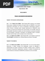 Regulamento INOVA SENAI