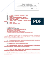 A - 1.1 - Teste Diagnóstico – Condições que permitem a existência de Vida (1) - Soluções