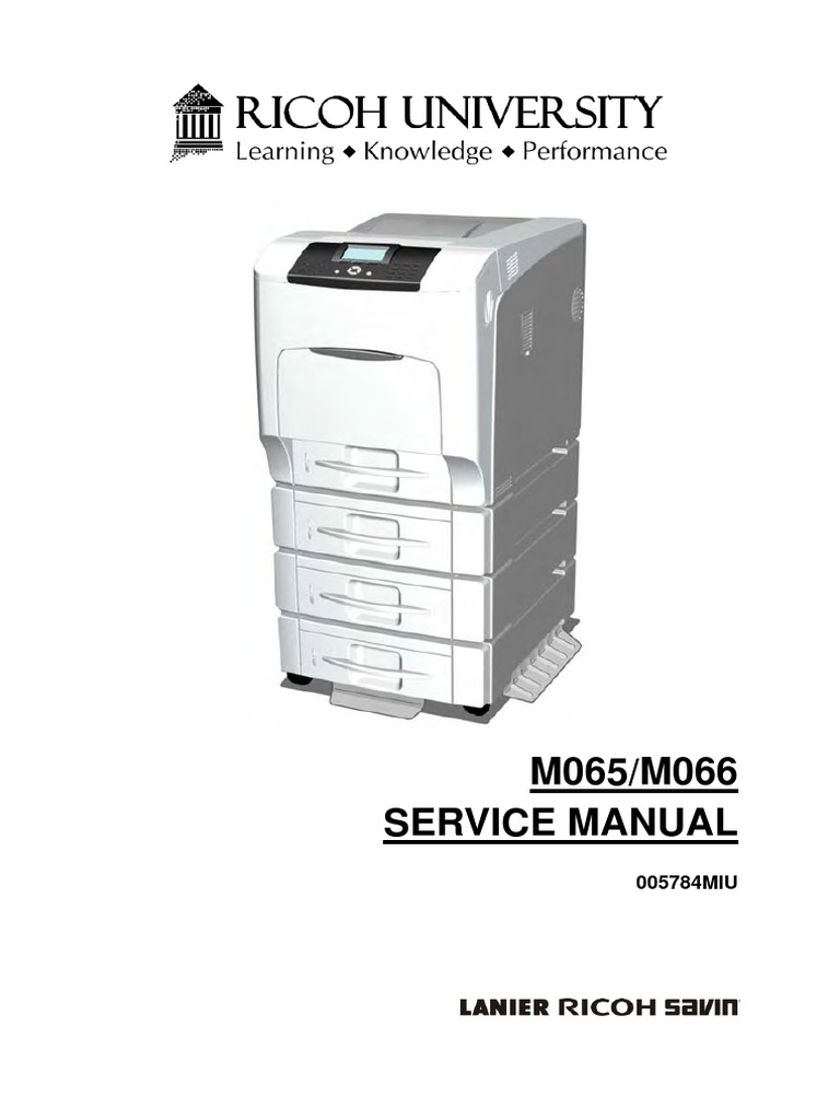 Manual Ricoh Aficio 2015 Printer