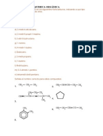 Ejercicios de Quimica Organica I