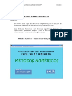 Métodos Numéricos en Matlab