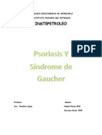 Psoriasis y Sindrome de Gaucher