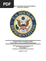 House Oversight Committee Report | State Department's Benghazi ARB Investigation