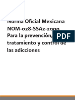 NOM-028_Prevención Adicciones