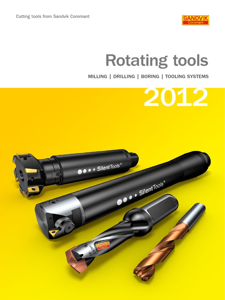 Rotating Tools: Milling - Drilling - Boring - Tooling Systems | PDF
