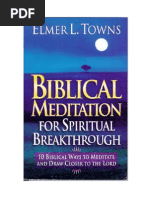 Download Elmer Towns - Biblical Meditation by MySecret Gardenmdp SN168679235 doc pdf