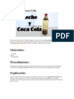 Leche Con Coca Cola