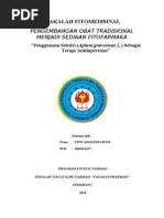 Download MAKALAH FITOMEDISIN by Yeni Adhaningrum SN168694049 doc pdf
