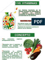 Unidad 7 Vitaminas