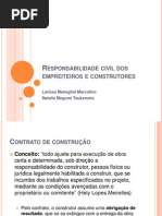 Responsabilidade Civil Dos Empreiteiros e Construtores