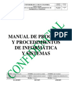 Manual Procesos Procedimientos Sistemas