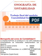 Contabilidad General II Ejercicio Resuelto