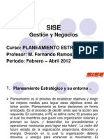 Gestión y Negocios: Curso: Planeamiento Estrategico Profesor: M. Fernando Ramos Hernández Periodo: Febrero - Abril 2012