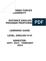 Study Guide English V-Vi